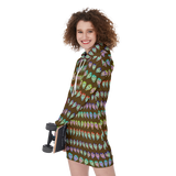 Many Faces Hoodie Dress