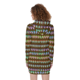 Many Faces Hoodie Dress