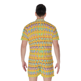 Many Faces Short Jumpsuit