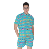Many Faces Short Jumpsuit