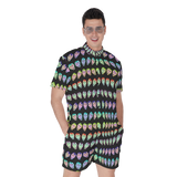 Many Faces Short Jumpsuit