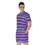 Many Faces Short Jumpsuit