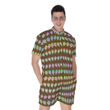 Many Faces Short Jumpsuit