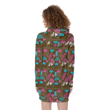Slices Hoodie Dress