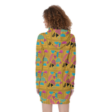 Slices Hoodie Dress