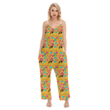 Slices Loose Cami Jumpsuit