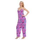 Slices Loose Cami Jumpsuit