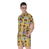 Hitop Squiggle Girl Short Jumpsuit