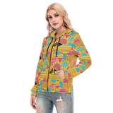 Slices Long Zip Hoodie