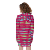 Many Faces Hoodie Dress
