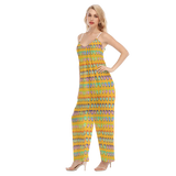 Many Faces Loose Cami Jumpsuit