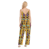 Hitop Squiggle Girl Loose Cami Jumpsuit