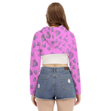 Diamonds Meow Hood & Sleeves