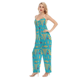 Gridlock Loose Cami Jumpsuit