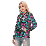 Slices Long Zip Hoodie