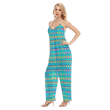 Many Faces Loose Cami Jumpsuit