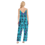 Hitop Squiggle Girl Loose Cami Jumpsuit