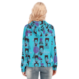 Hitop Squiggle Girl Long Zip Hoodie