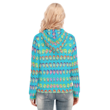 Many Faces Long Zip Hoodie