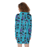 Hitop Squiggle Girl Hoodie Dress