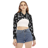Diamonds Meow Hood & Sleeves