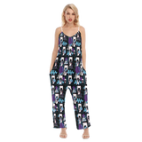Hitop Squiggle Girl Loose Cami Jumpsuit