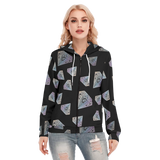 Diamonds Meow Long Zip Hoodie