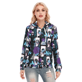Hitop Squiggle Girl Long Zip Hoodie