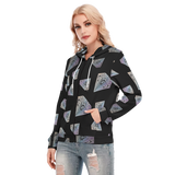 Diamonds Meow Long Zip Hoodie