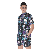 Hitop Squiggle Girl Short Jumpsuit