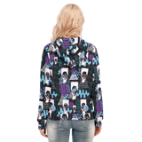 Hitop Squiggle Girl Long Zip Hoodie