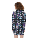 Hitop Squiggle Girl Hoodie Dress