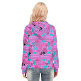Slices Long Zip Hoodie