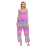 Many Faces Loose Cami Jumpsuit