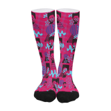 Hitop Squiggle Girl Socks