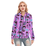 Hitop Squiggle Girl Long Zip Hoodie