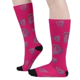 Diamonds Meow Socks