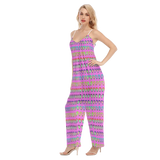 Many Faces Loose Cami Jumpsuit