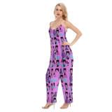 Hitop Squiggle Girl Loose Cami Jumpsuit