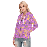 Gridlock Long Zip Hoodie