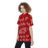 Diamonds Meow Short Sleeve Shirt