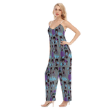 Hitop Squiggle Girl Loose Cami Jumpsuit