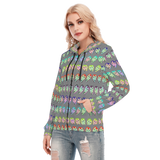 Many Faces Long Zip Hoodie