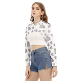 Diamonds Meow Hood & Sleeves
