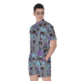 Hitop Squiggle Girl Short Jumpsuit