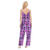 Hitop Squiggle Girl Loose Cami Jumpsuit