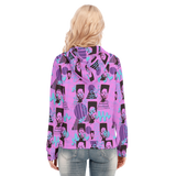 Hitop Squiggle Girl Long Zip Hoodie