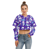 Hitop Squiggle Girl Cut Above Hoodie