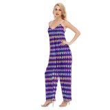 Many Faces Loose Cami Jumpsuit