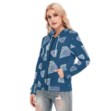 Diamonds Meow Long Zip Hoodie
